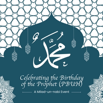 Free Milad-un-nabi Event Linkedin Post Template to Edit Online