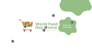 Free World Food Day Promotion Youtube Banner Template to Edit Online