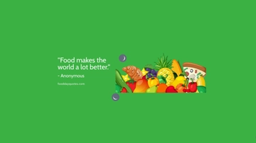 Free World Food Day Quote Youtube Banner Template to Edit Online