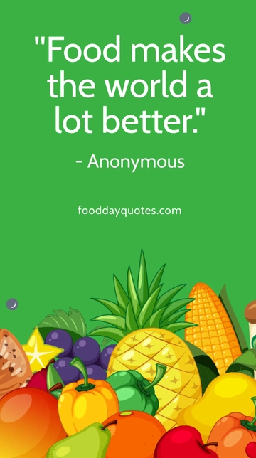 Free World Food Day Quote Instagram Story Template to Edit Online