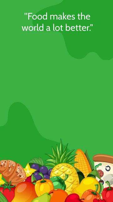 Free World Food Day Quote Snapchat Geofilter Template to Edit Online