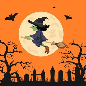 Halloween Witch Vector