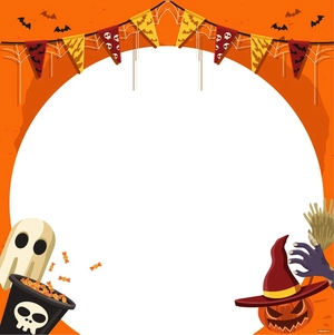 Halloween Border Vector