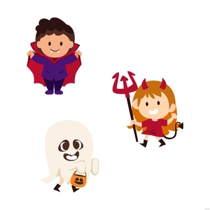 Halloween Kids Vector