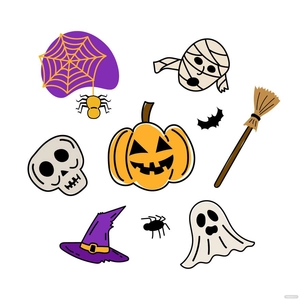 Doodle Halloween Vector