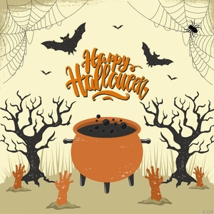 Retro Halloween Vector