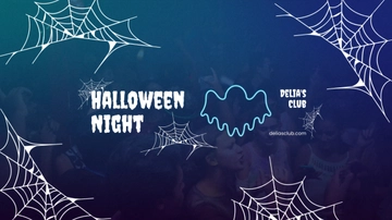 Free Halloween Event Youtube Banner Template to Edit Online