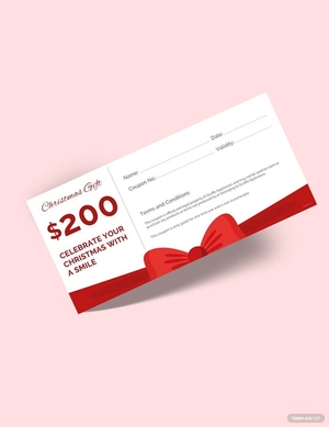 Christmas Gift Voucher Template