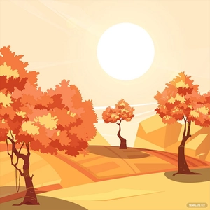 Autumn Good Morning Vector