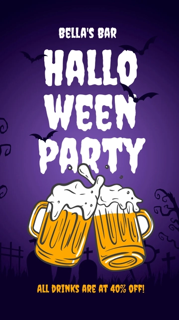 Free Halloween Party Whatsapp Post Template to Edit Online Free Halloween Party Whatsapp Post Template to Edit Online