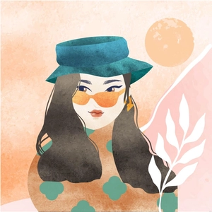 Watercolor Portrait Illustration