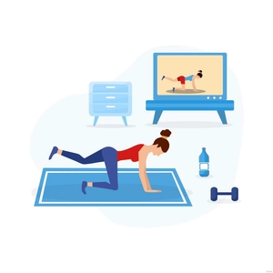 Good Morning Exercise Vector