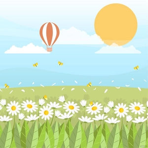 Spring Morning Vector