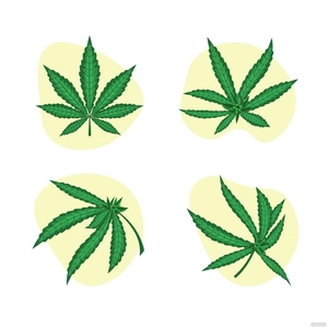 Cannabis Plant Vector
