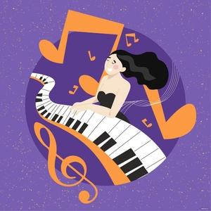 Music Background Vector