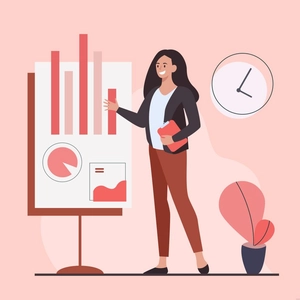 Business Woman Illustration