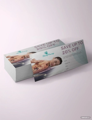 Sample Massage Gift Voucher Template