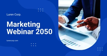 Free Marketing Webinar Facebook Post Template to Edit Online