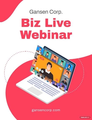 Live Webinar Flyer Template