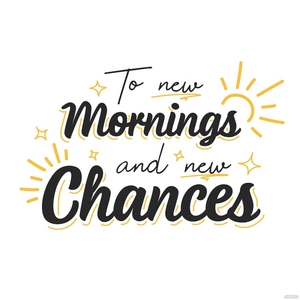 Good Morning Quote Vector