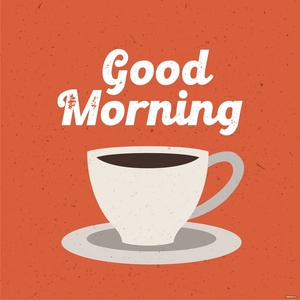 Vintage Good Morning Vector
