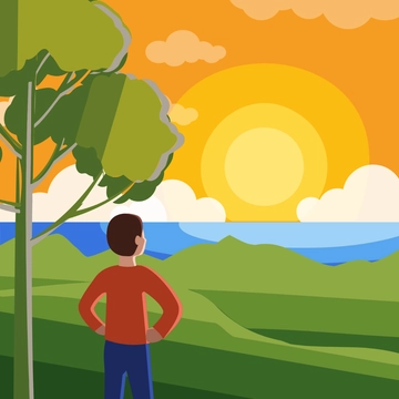 Free Good Morning Nature Clipart Template to Edit Online