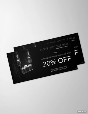Photography Gift Voucher Template