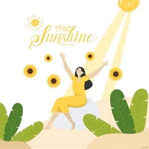 Good Morning Sunshine Vector