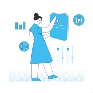 Business Profile Illustration