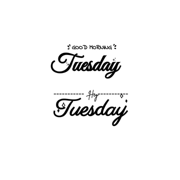 Free Good Morning Tuesday Clipart Template to Edit Online