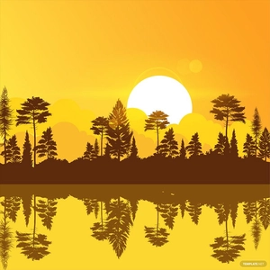Good Morning Sunrise Vector