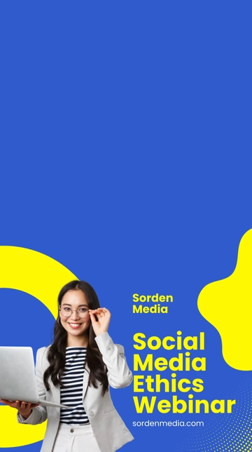 Free Creative Webinar Snapchat Geofilter Template to Edit Online