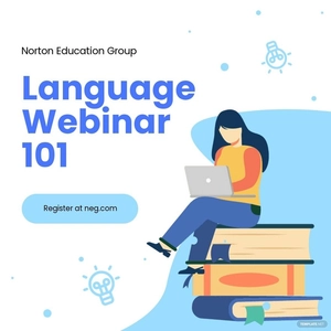 Free Education Webinar Instagram Post Template to Edit Online