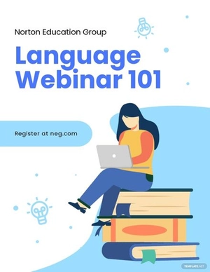 Education Webinar Flyer Template