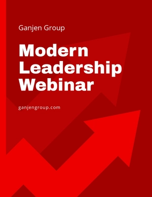 Leadership Webinar Flyer Template