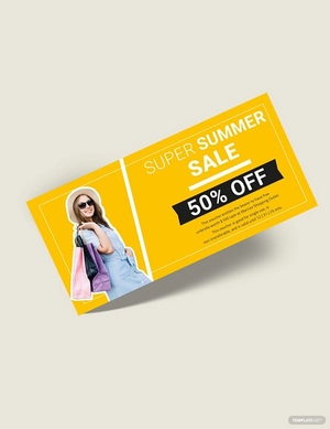 Shopping Gift Voucher Template