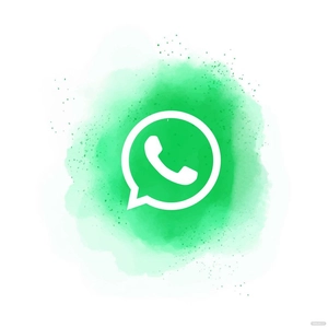 Watercolor WhatsApp Vector
