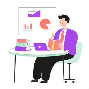 Business Education Illustration