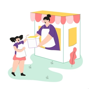 Business Family Illustration