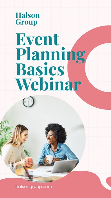 Free Event Webinar Instagram Story Template to Edit Online