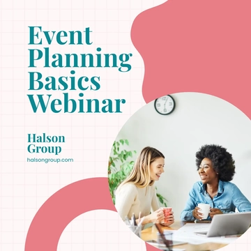 Free Event Webinar Linkedin Post Template to Edit Online