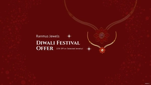 Free Diwali Festival Offer Youtube Banner Template to Edit Online