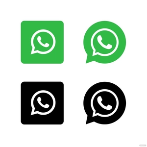 Whatsapp Icon White Vector