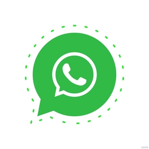 Modern Whatsapp Icon Vector