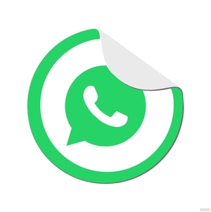 Whatsapp Sticker Vector