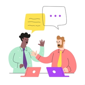 Business Communication Illustration