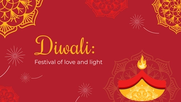 Free Diwali Party Youtube Banner Template to Edit Online