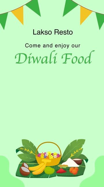 Free Diwali Food Snapchat Geofilter Template to Edit Online