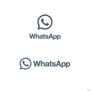 Black Whatsapp Vector