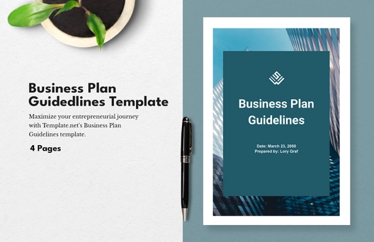 Business Plan Guidelines Template